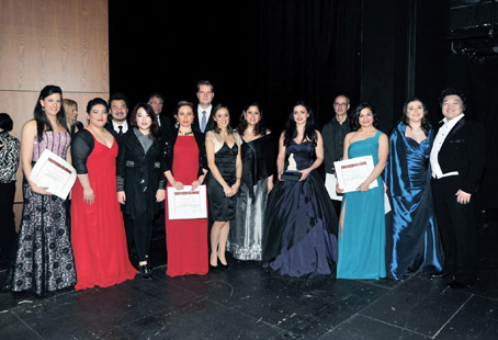 Els premiats en la 51a edició del Concurs Internacional de Cant Francesc Viñas. © www.facebook.com/pages/Concurso-de-Canto-Francisco-Viñas/