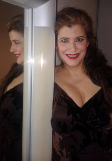 La cantant Ana Häsler caracteritzada com la valquíria Rossweisse en la producció de Robert Carsen al Liceu