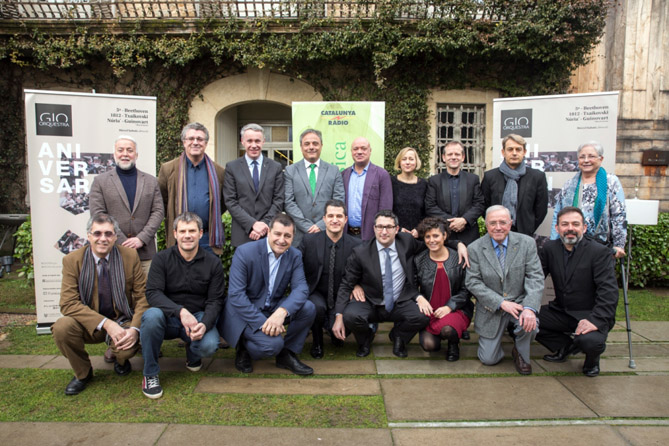 Presentació del concert de 5è aniversari de la GIOrquestra, la setmana passada al Celler de Can Roca